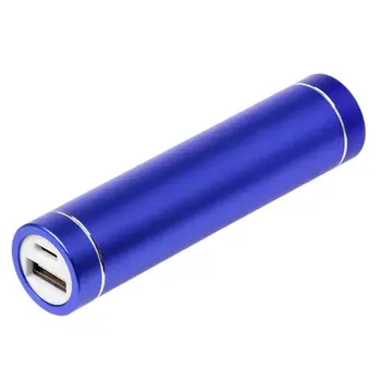 Daudzkrāsains Cilindru Jauda Banka Akumulatora Korpusa 1x18650 Ar USB Uzlādes Ostas Cilindrisku Mobile Power Shell noliktavā