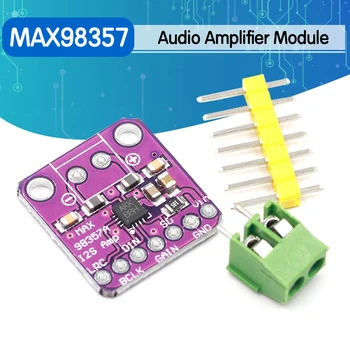 Max98357 3w D Klases Pastiprinātājs Starplaikos Interfeiss I2s Apk Dekoderi Modulis Filterless Audio Valdes Aveņu Pi Esp32