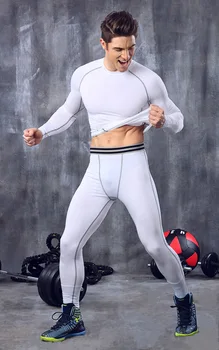Karstā pārdošanas vīriešiem izdilis bikses saspiešanas ātri sausas zeķes fitnesa stulpiņi mens joggers augstas elastīgās bikses pantacourt homme