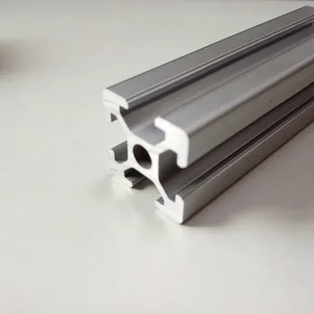 1 gab. 100mm, lai 600mm muitas garums sudraba anodētu T slots Lineārās Sliedes Alumīnija Profilu 2020. gadam CNC 3D Printera Daļas