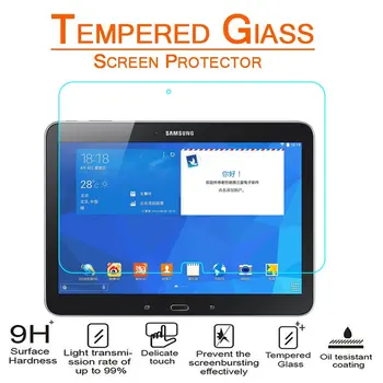 Drošības Pakete Rūdīta Stikla Screen Protector For Samsung Galaxy Note 10.1 (. Gada Izdevums) P600 P601 P605 Drošības Aizsardzības Plēves