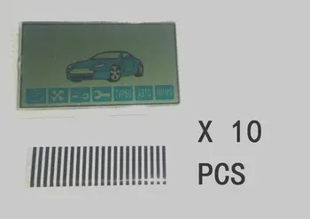 10pcs/daudz A91 LCD displejs ar elastīgu kabeli Starline A91 Lcd tālvadības divvirzienu auto signalizācija