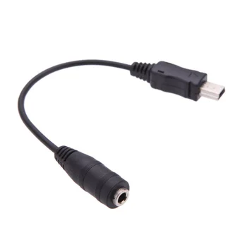 Mini USB, 3,5 mm Mikrofona, Mikrofona Adapteri Kabeļu Vadu go pro HD Hero 1 2 3 3+ 4 Kamera #8