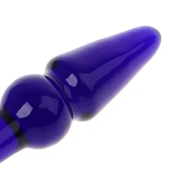 Stikla Anālais Dildo Butt Plug Anālās Lodītes Erotiska Seksa Rotaļlieta Sievietēm Pieaugušo Produkti Piliens kuģa Dropship