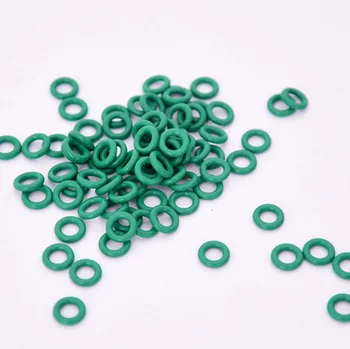 20pcs 2.4 mm stieples diametrs zaļā fluora gumijas O-gredzens, gredzeni, ūdensizturīgs izolācijas gumiju 44mm-ārējais diametrs 49mm
