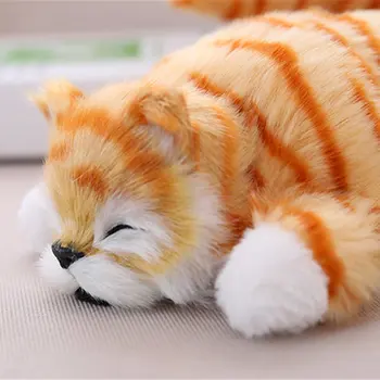 Ritošā Kaķis Simulācijas Smejas apgāšanos Cat Doll Elektriskā Plīša Lelle Bērnu Rotaļu Cute Adorable Rotaļlietas