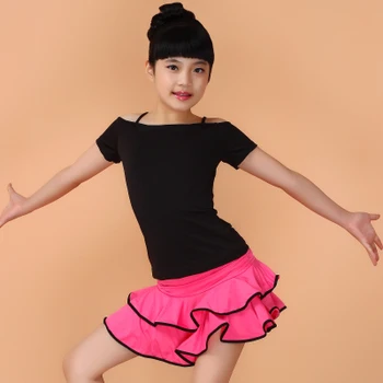 Jauna Latīņu Apģērbu Salsas Meitene Bērniem Latīņu Balles Kleitas Latin Svārki Sexy Kleita Disfraces Ninas Bērnu Masku Kostīmu
