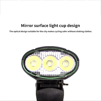 Velosipēdu Priekšējie Gaismas Komplekts USB Lādējamu Aizmugurējās Gaismas, LED, 360° 4000 MAh Velosipēdu Lukturu Lampas Velo Lukturīti, Lai Velosipēds