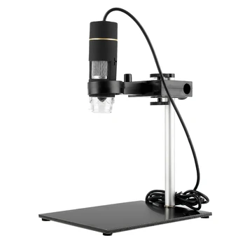 KKmoon USB elektronisko Mikroskopu 0.3 MP 1000X 8LED Digitālu Mikroskopa kameru, Endoskops OTG Funkcija Zoom Video Lupa +Statīvs