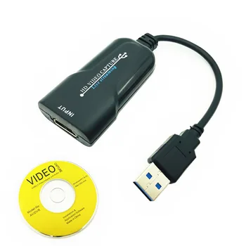 HDMI Video Capture Karte, USB 3.0, HDMI Video Grabber Ieraksti Lodziņā Fr PS4 Spēle DVD Videokamera HD Kamera Ieraksta Tiešraidi JAUNAS