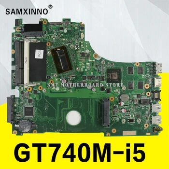 X750LN motherboar ar i5 Procesoru, GeForce GT740M 2 GB Asus X750LN X750L K750L Grāmatiņa mātesplati X750LB valdes Testi