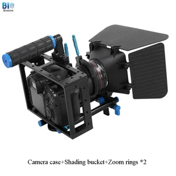 Biostore DSLR Kamera, Būris Photo Studio Komplekti Foto Camer Piederumi 5D 6D 7D Sekot Uzmanību Softbox Tālummaiņas Gredzens