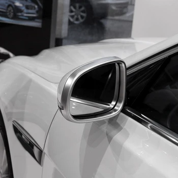 Ārējie Sānu Atpakaļskata Spoguļa Rāmja Apdari par Jaguar XE 15-16 / XF 11-16 un XJ/XJL 2010-2016 Auto Piederumi