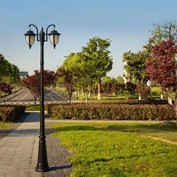 Tenaga Surya Iluminador Jardin Giardino Lampas Ogrodowe Lampadaire Eiropas De Rue Lampione LED Off Road Plaza Gaismas Iela