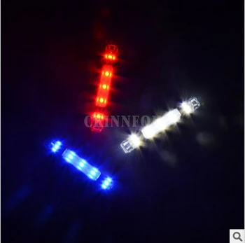 500Pcs/Daudz Karstā Pārdošanas USB Lādējamu Velosipēdu LED Astes Gaismas Velosipēdu Drošība Velosipēdistu Brīdinājums Aizmugurējās Lampas