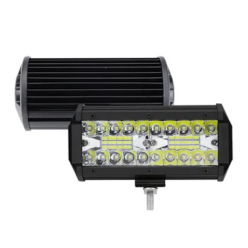 Auto LED darba gaismas strip gaismas 7 collu 40LED 120W modificētu spotlight LED auto top gaisma