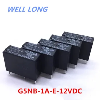 5GAB/daudz Signālu Releja G5NB-1A-E-12VDC 12VDC 5.A 4pin.