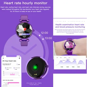 B80 Smart Skatīties Sieviešu Sirds Ritma Monitors Asinsspiediens Fitnesa Aktivitātes Tracker Sieviešu Rokas Aproce Modes Dāmas Smartwatch