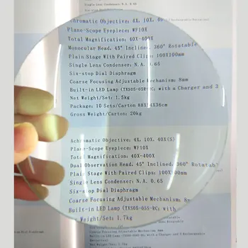 127mm Liela Lupa Nomaiņa Objektīvs Dubultā Izliektas Lēcas ar Sfērisku Biconvex Palielināmais Stikls Lentes Fokusa Garums 80mm 3x