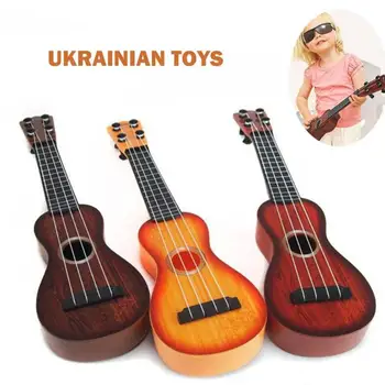 Mazulis Ukelele Ģitāra Rotaļlieta, Klasiskā bērniem Simulācijas Koksnes Graudu Ukelele Ģitāra Rotaļu Mūzikas Instruments izglītības rotaļlieta, par kazlēnu, dāvanu