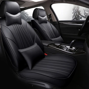 WLMWL Vispārējo Ādas Automašīnu sēdekļu vāks visiem Volvo modeļi s60 s80 c30, s40 v40 v60 xc60 xc90 xc70 automašīnu stils