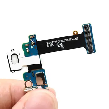 USB Lādētāja Uzlādes Port Connector Flex Cable Samsung Galaxy S6 G920F G920A G920V G920P G920T G920I