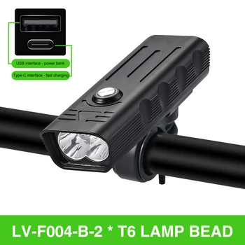 Ūdensizturīgs USB Uzlādes T6 LED Lukturīti Atpakaļ Lukturu Lampas Lukturīti, Velosipēdu Lukturu Lāpu MTB Velosipēdu Ceļu