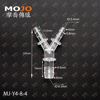 2020. gadam Bezmaksas piegāde MJ-Y4-8-4 Samazinot tipa Y formas 3 veidu ūdens cauruļu adapteri(10pcs/daudz)