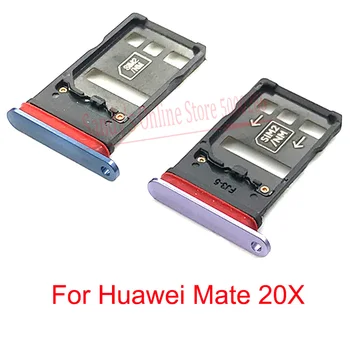 Augstākās Kvalitātes Sim Kartes ligzda, Lai Huawei Mate 20X 20 X Micro Sim Kartes Turētāja Slota Renes Adapteri Mate20 X Sim paliktņa Kartes Turētāju