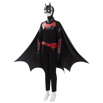 Batwoman Batgirl Kathy Kane Cosplay Kostīmu Katrīna Rebeka Melnā Uzvalkā Sieviešu Halloween Karnevāla Tērpi Pasūtījuma