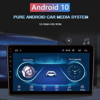 Jauns 1+16.G Android 10 Automašīnas Radio Multimediju Atskaņotājs, Toyota RAV4 2007. līdz 2011. gadam GPS Navigācijas 2Din