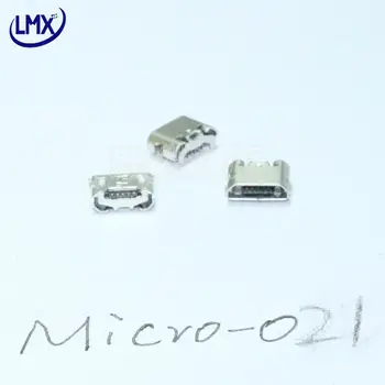30pcs/daudz Micro USB īss 5Pins/5P Sieviešu Jack/ar ragu/ € /8MM/5Pin USB Savienotājs
