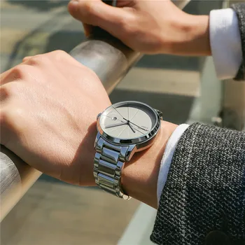 2018 Jaunu Modes Vīriešu rokas Pulkstenis OCHSTIN Nerūsējošā tērauda Gadījuma Automātisko, Mehāniskās Pulksteņi Vīriešu reloj hombre