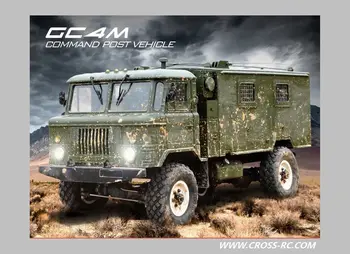 1/10 mēroga Rock Cralwer Krusta 90100039 gc4m multi mērķis komandu transportlīdzekļa apvidus Militāro Kravas automašīna RC 4X4 komplekti