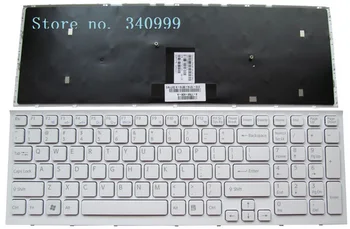 Bezmaksas piegāde jaunu Klaviatūru SONY VAIO VPC-EB2S2C VPC-EB25EC VPC-EB27EC ASV baltā klēpjdators tastatūra