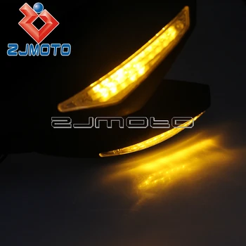 Motociklu LED Pagrieziena gaismas Atpakaļskata Spoguļi Honda CBR300R. GADAM CBR500R 12-CBR250R 11-13 CBR1000RR 04-07 CBR600RR 03-14