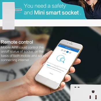 Smart Ligzda Smart Wi-Fi Plug Taimeris, Anti-Noplūdes Statusu Atsauksmes, par ALEXA, Google Home Balss Vadība(ASV Spraudnis)