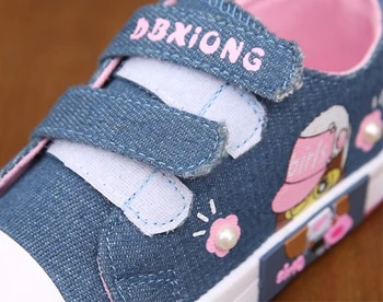 2019. gadā-Pavasarī un rudenī jauns bērnu savvaļas audekla kurpes meitenēm ikdienas apavi zēniem zīdaiņu sporta apavi