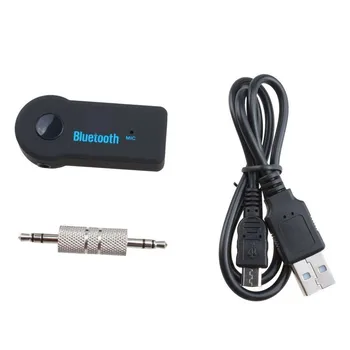 Universālā 3,5 mm Bluetooth 3.0 Auto Brīvroku sistēmas Audio Mūzikas Uztvērējs AUX Adapteri Komplekts Bezvadu Straumēšanas A2DP un MP3 Atskaņotāju