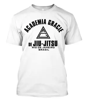 2019 Jaunu T Krekli Academia De Džiu Džitsu Rio De Janeiro, Brazīlija - Pasūtījuma Vīriešu Melns T-Krekls, t-veida Atzarojuma Kokvilnas Pavisam Jaunu T-Krekli