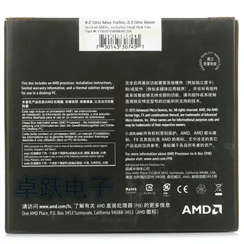 AMD FX 8300 CPU Procesors Sākotnējā Liekami Eight-Core 3.3 G/16M/95W Darbvirsmas Socket AM3+ FX-8300 JAUNU Bezmaksas Piegāde