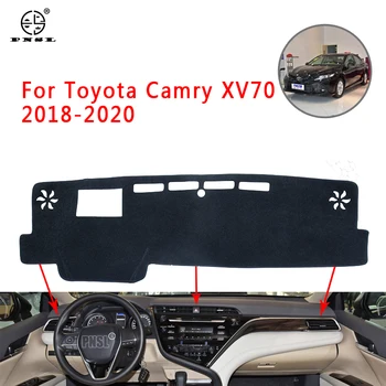 PNSL Auto Paneļa Vāciņu Dash Mat Dash Pad Paklājs Toyota Camry XV70 2018-2020 Saules aizsardzības anti - slip anti - uv