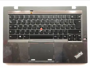 Jauns un Oriģināls, portatīvo datoru Lenovo ThinkPad X1 CARBON 2nd Gen TIPS 20A7 20A8 Palmrest segtu vācijas Deutsch Tastatur Tastatūras 04X6574