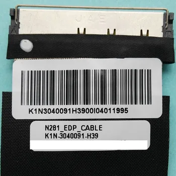 JAUNAS ORIĢINĀLAS LCD KABELIS MSI N281 EDP KABEĻU K1N-3040091-H39 40PIN