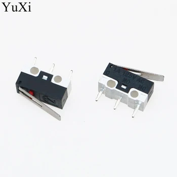YuXi Ierobežot Mikroslēdzis Ar Trīs Taisnas Kājas Peli, Sānu Taustiņu, Īslaicīgu Mikro Limita Slēdzis 1A/125V AC Makerbot MK7/ MK8