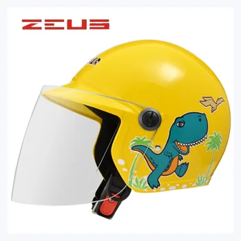 2018 jaunas bērnu ZEUS ZS-201 pusi sejas motociklu bērnu ķivere , rozā, sarkanā, zilā, dzeltenā motociklu, moto motokrosa ķiveres bērniem