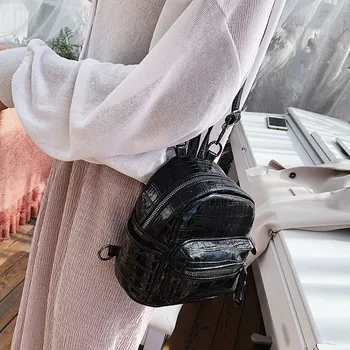 Transer karstā Mugursoma Sieviete 2019 Mini Ādas Mugursomas modes Sieviešu Bookbag Mochila Dāvanu Backbag Schoolbag Par ceļojumu mugursoma