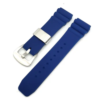 Par Seiko Diver Smart Watch Band Silikona Gumijas Watchband Siksniņu Rokassprādze Piederumi 22mm Tērauda Reizes Sprādzes Aizdare Rokas Josta