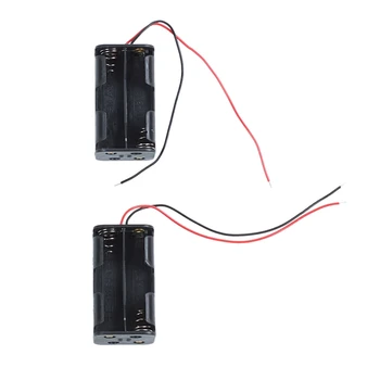 4gab DIY dubultsienas 4 x AA Baterijas Gadījumā, ja Turētājs Box Konteineru