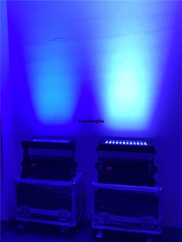 4 gabali ar lietu āra pilsētas krāsu led prožektors sienas mazgāšanas 48x10w rgbw 4in1 ūdensizturīgs led dmx pilsētas krāsu gaismas
